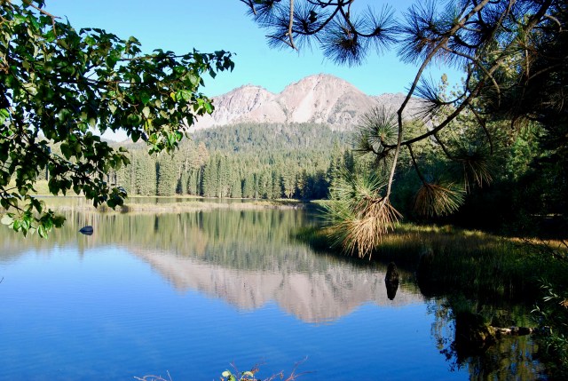 Manzanita Lake and Lassen Peaks