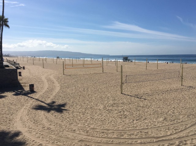 Riding south on the bike path