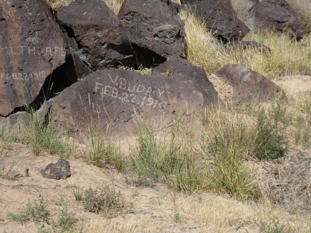 New and Old Petroglyphs