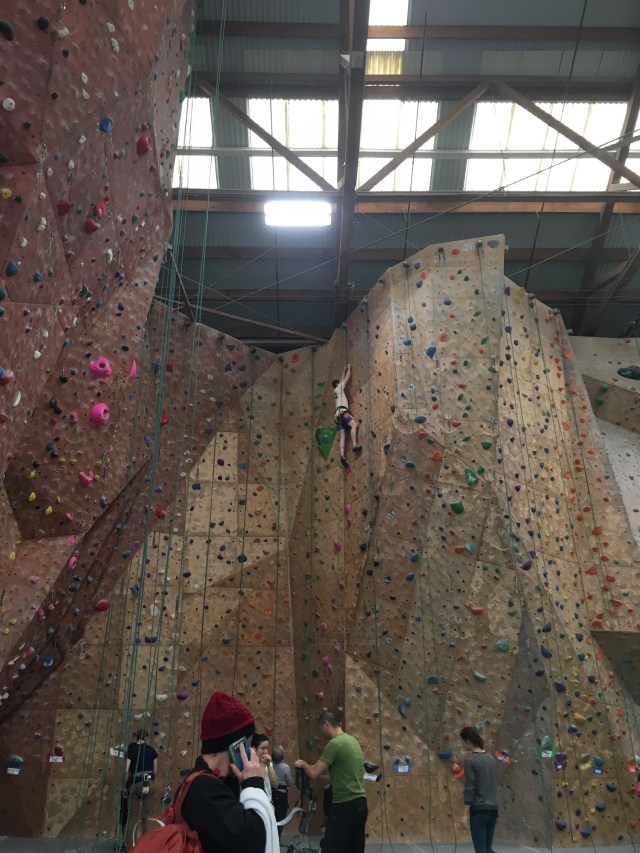 Climbing at Mission Cliffs