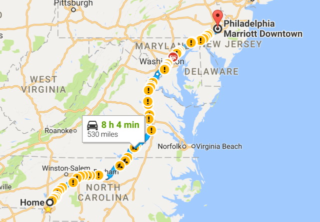 Home to Philadelphia