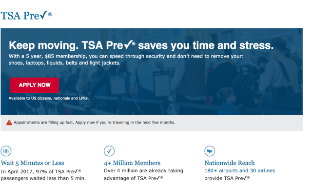 TSA Pre Check
