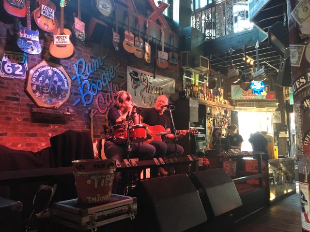 Dinner at the Rum Boogie