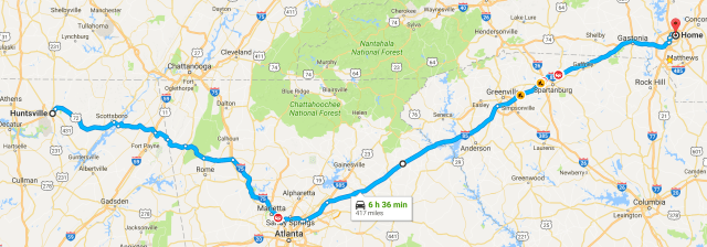 Huntsville to Home