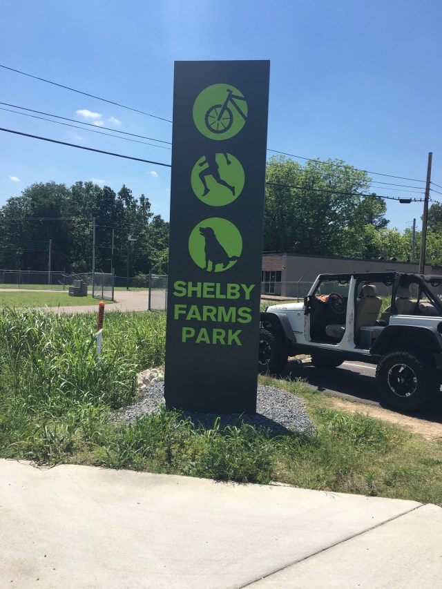 Shelby Farms Greenline Sign