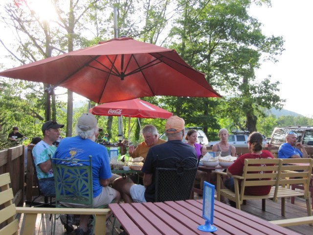 On the Deck at Lucky Dog