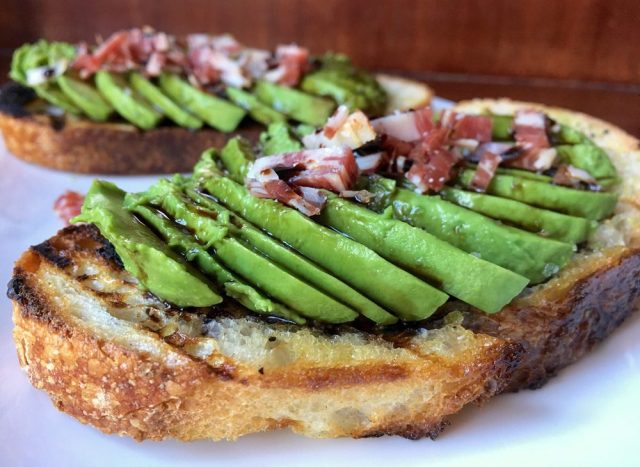 avocado bruschetta