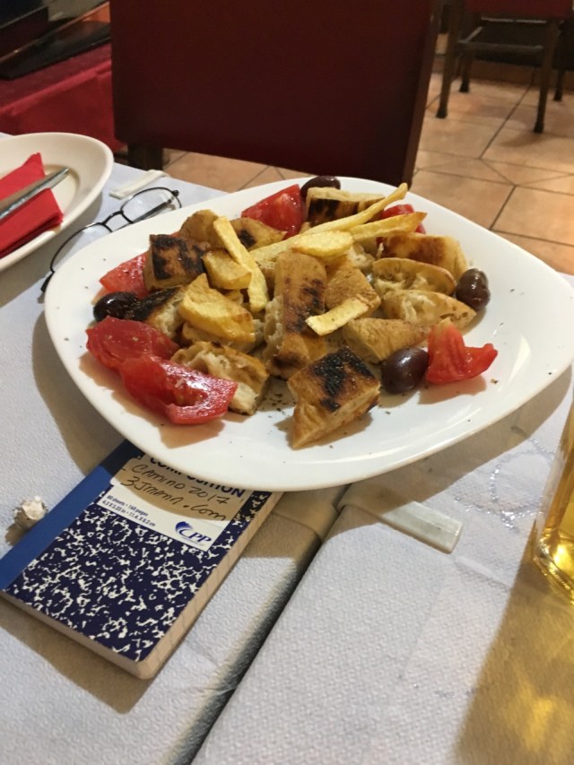 Bread, Potato and Tomato Side