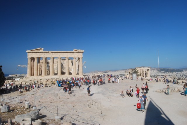 Parthenon from Greek Flag