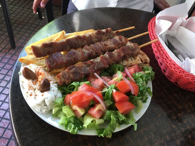Pork Souvlaki First Day