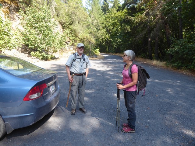 Preparing to Hike Water Creek