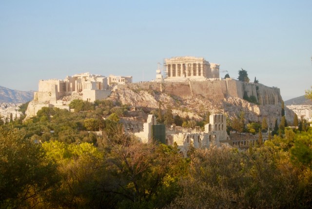 View from Filoppaou Hill