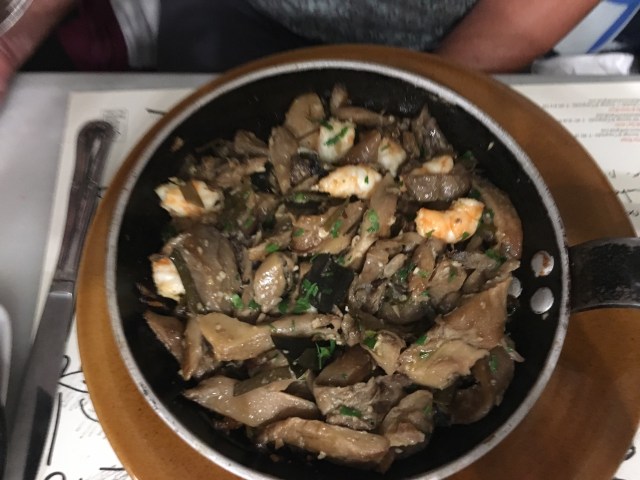Mushrooms, Seaweed and Shrimp