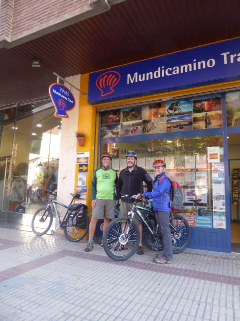Joanna, Tim and I With Our Bikes