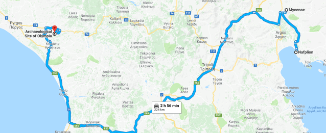 Napflion to Olympia