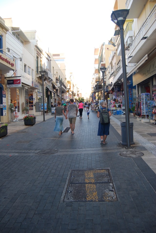 The Walk up to the Plaza