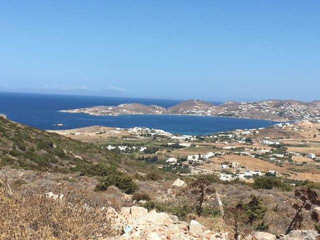 View towards Paros Town