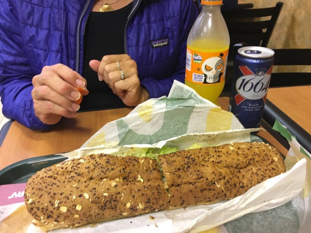 It's Subway for Dinner