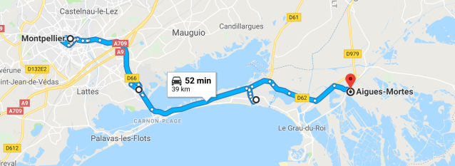 Montpellier to Grande-Motte