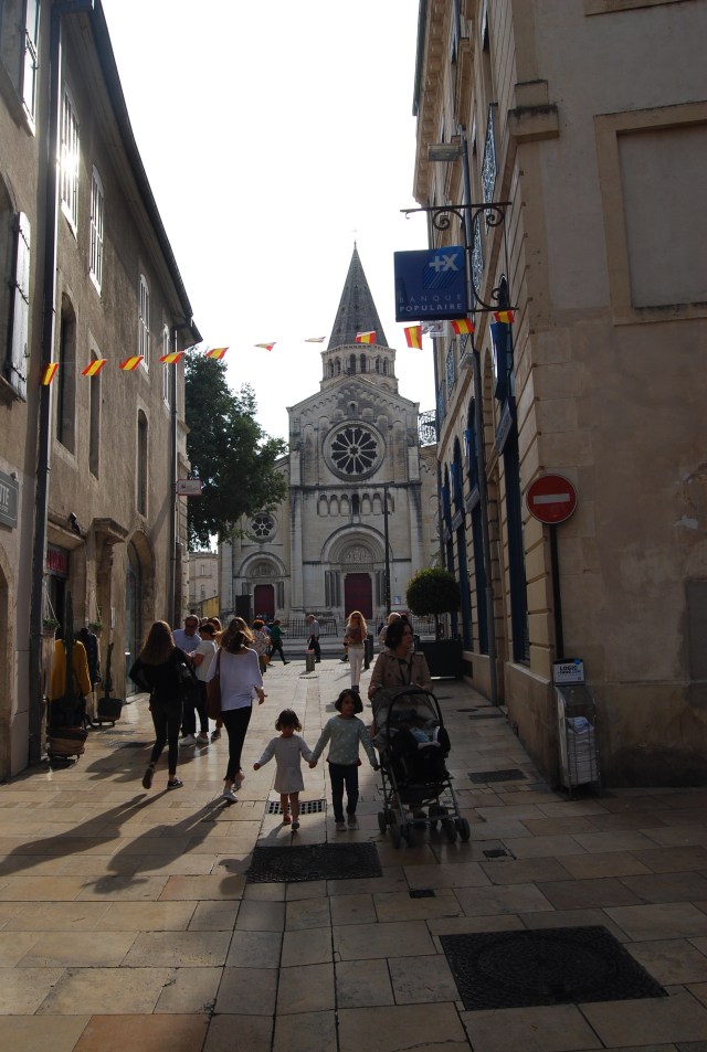 Walking Through Town