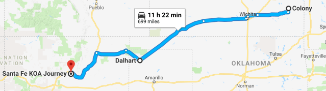 Colony to Santa Fe
