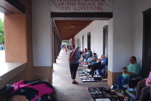 Row of Native Craft Folks