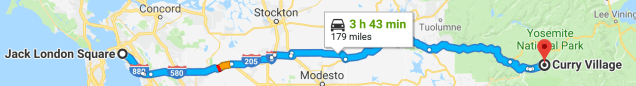 Oakland to Yosemite