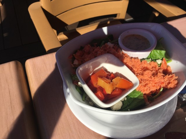 King Salmon and Spinach Salad