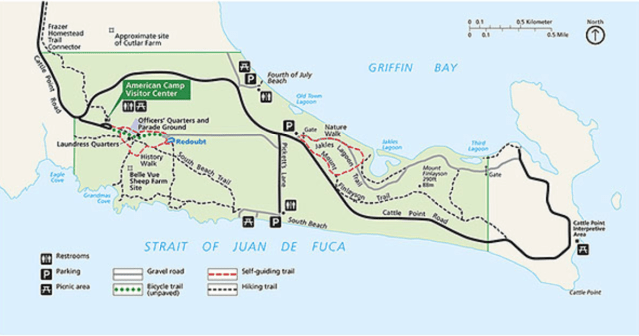 American Camp Map