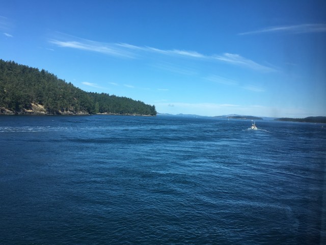 On the Ferry, Surrounded by islands