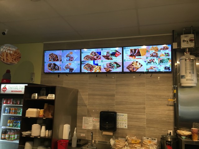 Donair Dude Menu Board