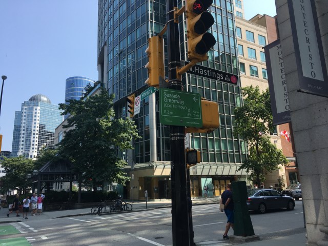 Seaside Greenway Sign