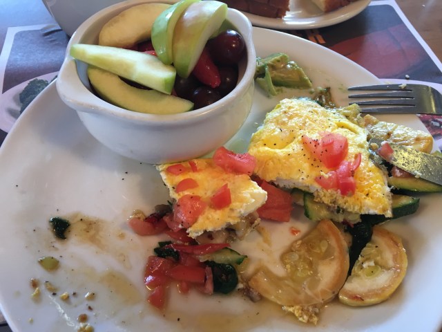 Loaded Veggie Omelet