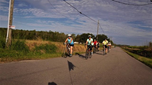 a group out on the road