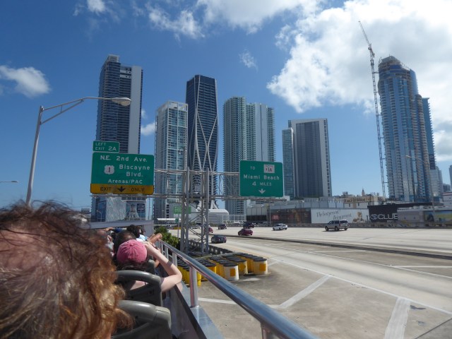 Miami Skyline from the Bus