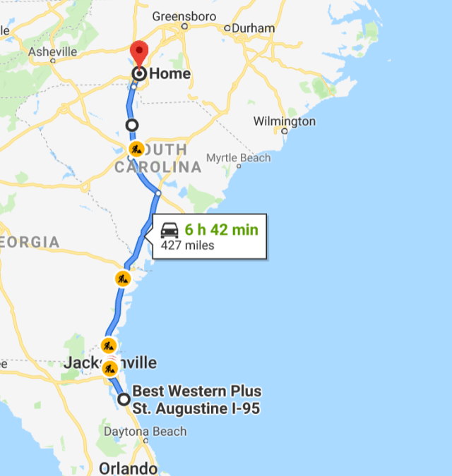 St. Augustine to Home