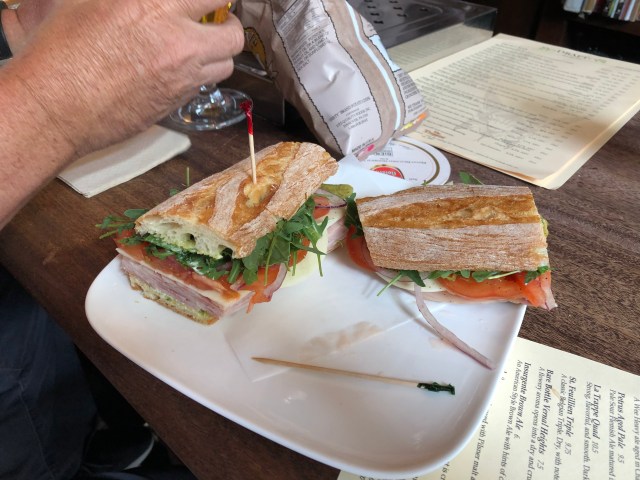 Ham and Cheese Sandwich at Trappist