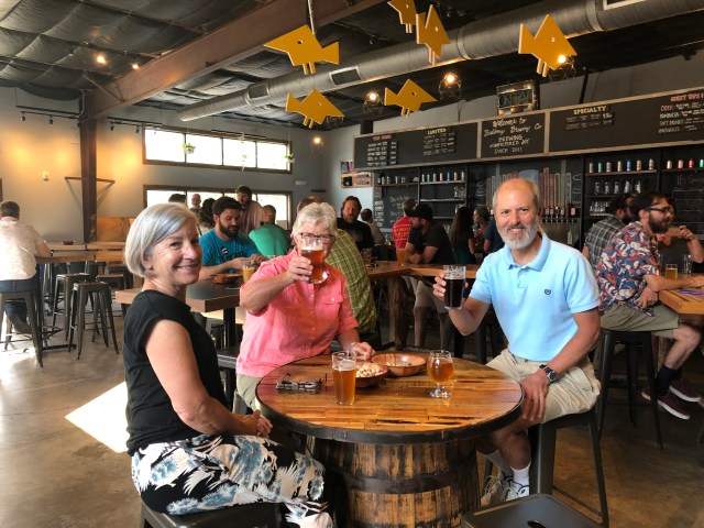 Joanna, Bonnie and Charlie at Birdsong