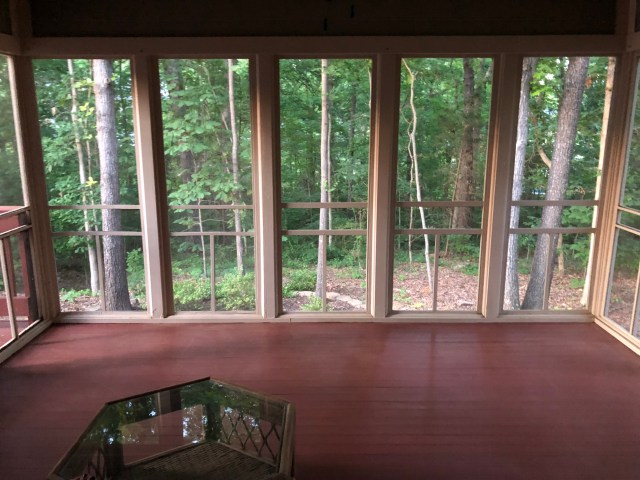 The Empty Screened Deck