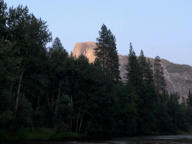 Half Dome from Housekeeping Camp