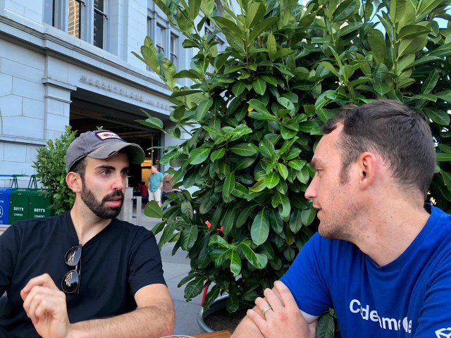 James and Kris in Deep Discussion