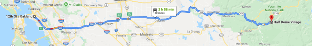 Oakland to Yosemite