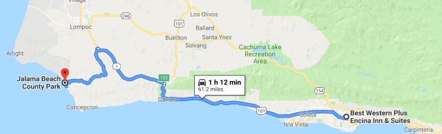 Santa Barbara to Jalama