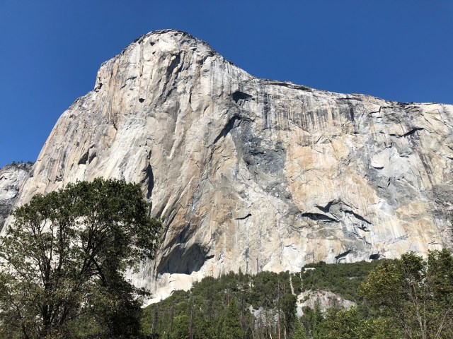 The Clmbing Face of El Capitan