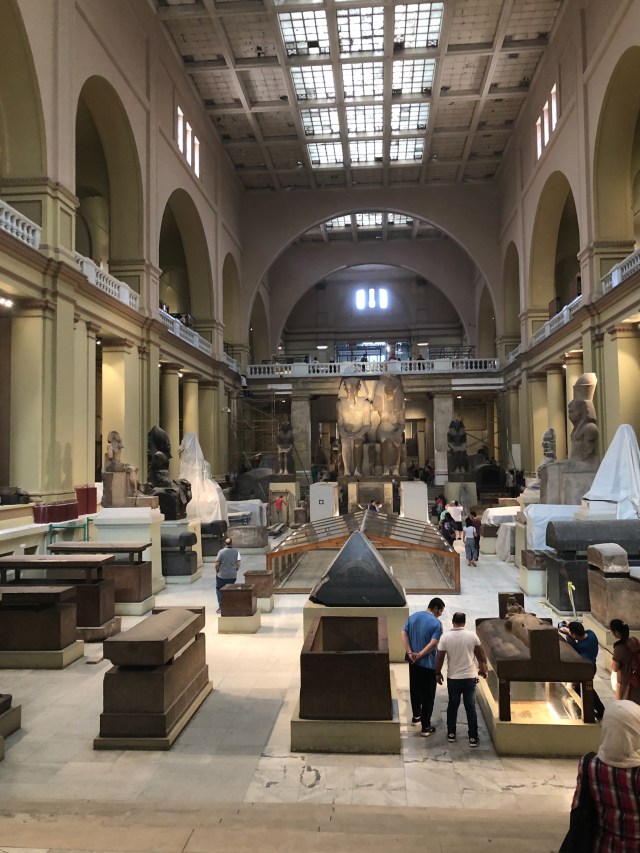 A Main Room with a Pyramid Top in the Foregrond