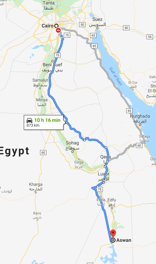 Cairo to Aswan