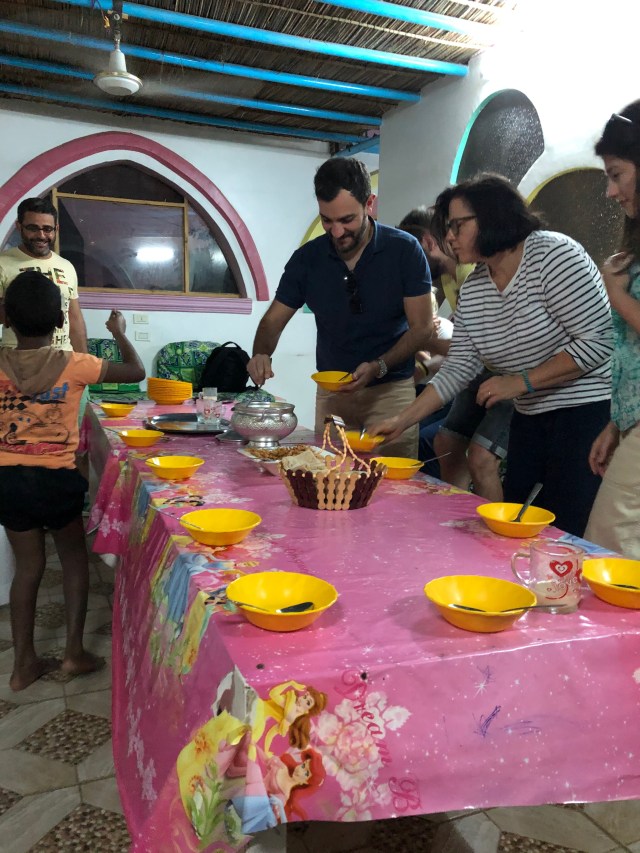 Marco Dishing Up the Soup