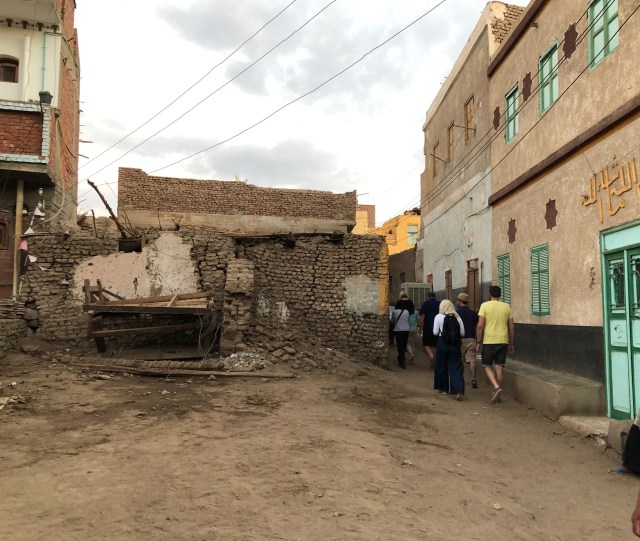 Walking Through the Village