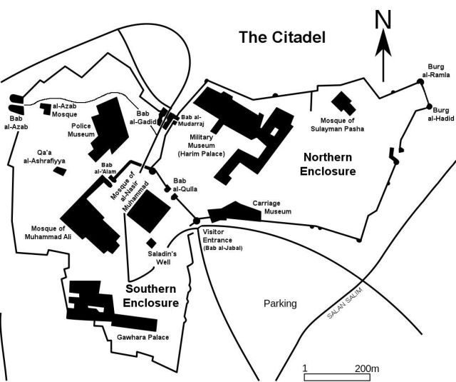 Citadelle_du_Caire-map_ENG