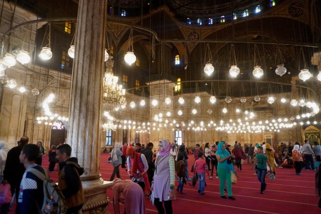 Interior of the Mosque of Muhammad Ali